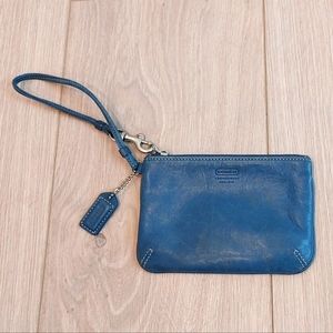 Coach Leather Wristlet